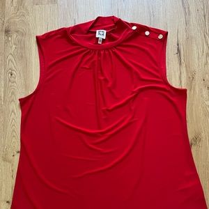 Red Tank Anne Klein